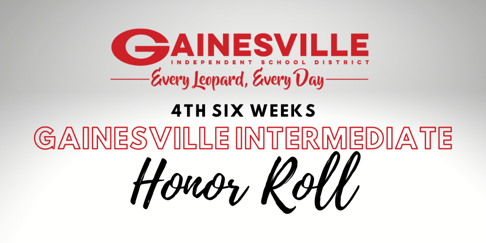  4th six weeks honor roll